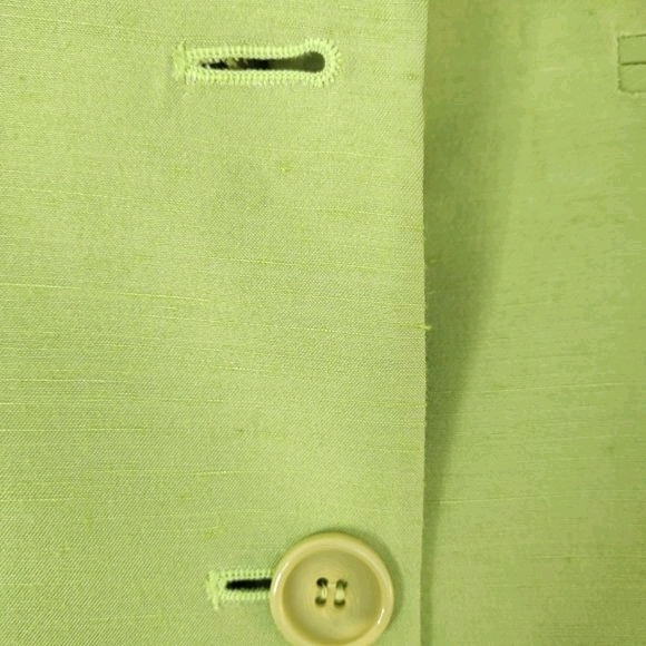 Emanuel Ungaro Green Structured Blazer Size 8 - Picture 2 of 9
